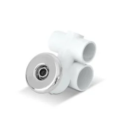 Hidrojet Con Aro Vista Cromo Agua Ø40 Aire Ø32