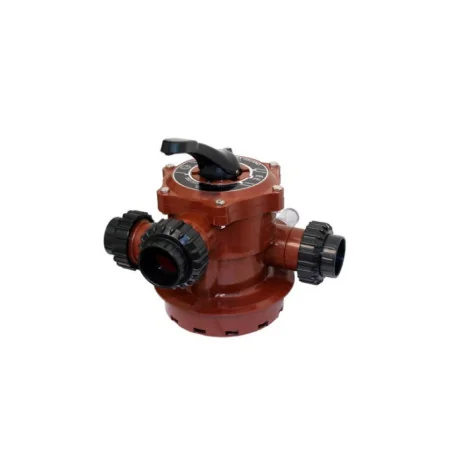 Multivalvula Vulcano De 6 Vias 11/2" Con Uniones