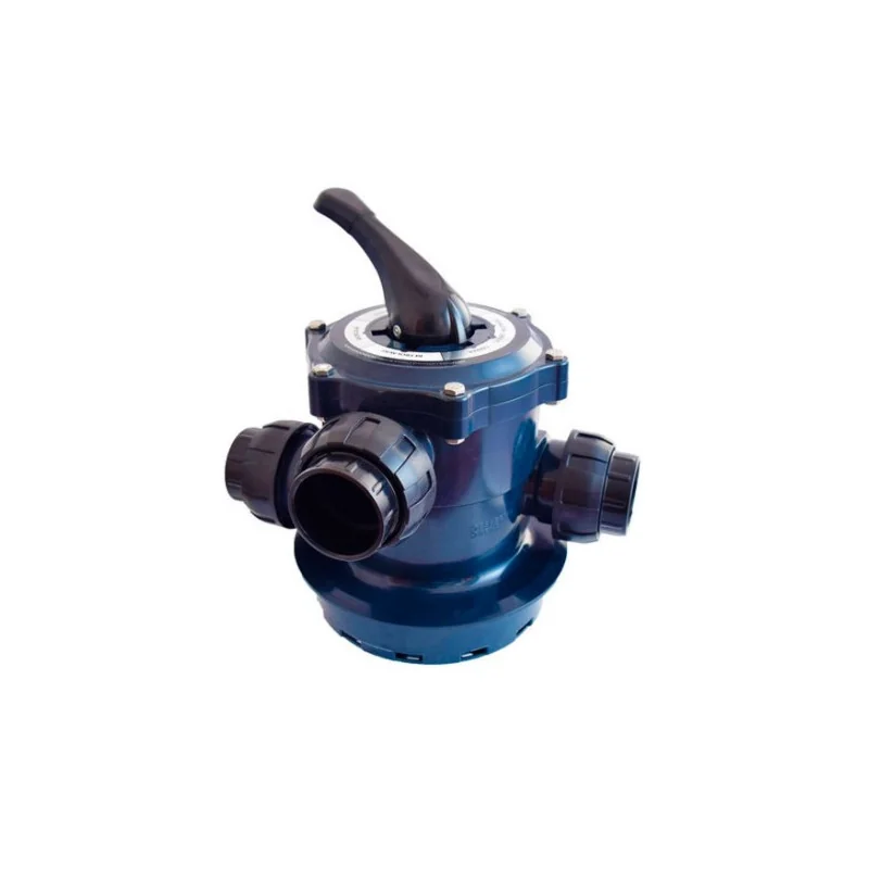 Multivalvula Vulcano 6 Vias Azul Con Uniones