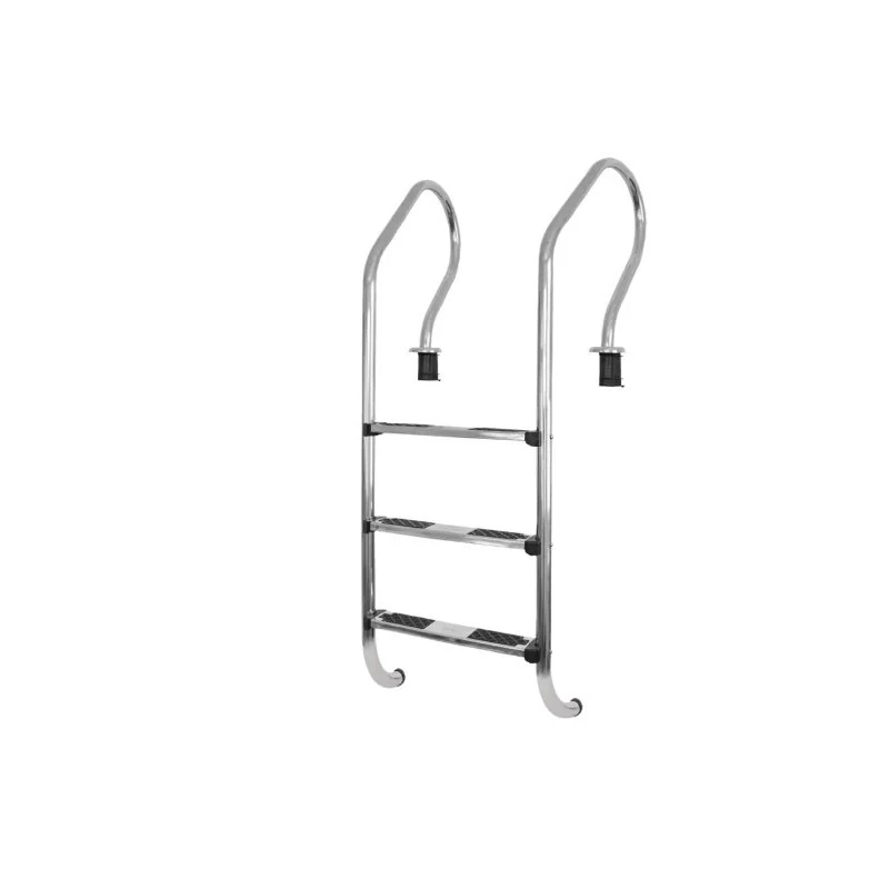 Escalera Vulcano 3 Peldaños Acero Inoxidable