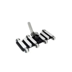 Limpiafondo Vulcano 8 Ruedas Fijas Chino, R/ Silicona, Mng Alum