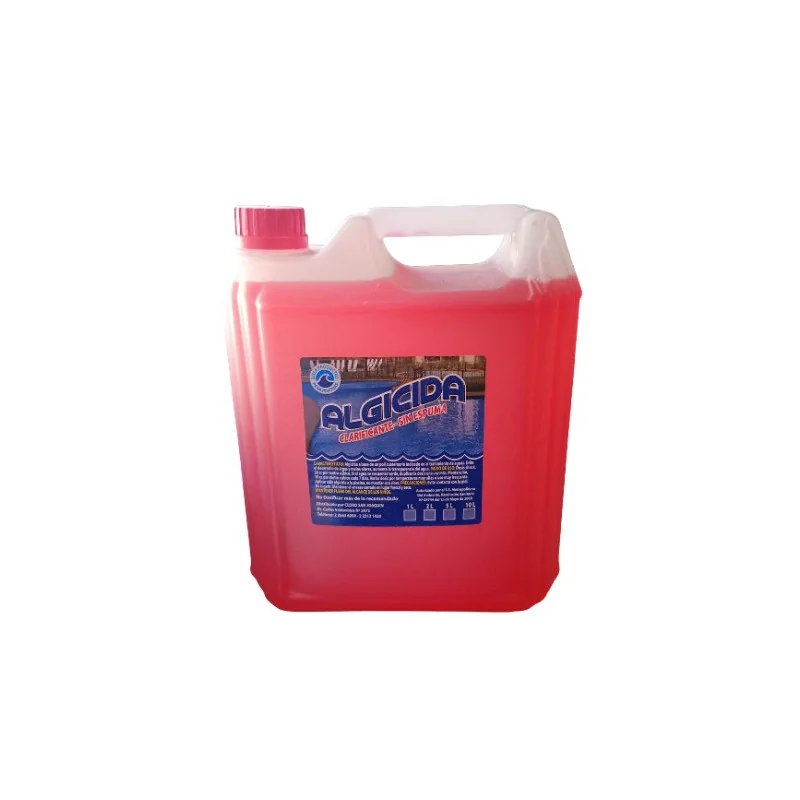 ALGUICIDA ROJO BIDON DE 5LTS (CLORURO DE BENSALCONIO)