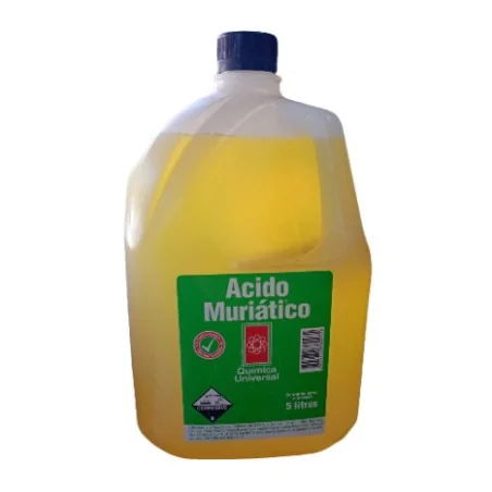 BIDON ACIDO MURIATICO DE 5 LITROS