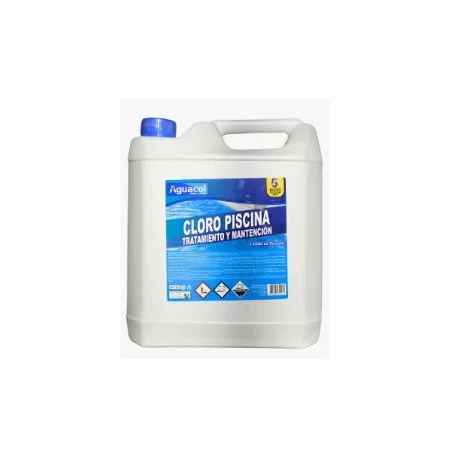 BIDON DE CLORO LIQUIDO 5 LTS 5%
