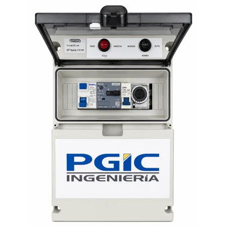 TABLERO ELECTRICO DE PISCINA PGIC 5MTR 0.5HP PARA FOCO DE 100W