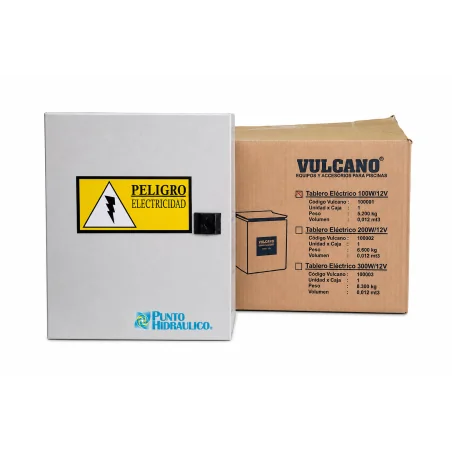 TABLERO ELECTRICO DE PISCINA CAJA METALICA 200W