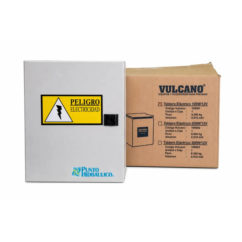 TABLERO ELECTRICO DE PISCINA CAJA METALICA 50W