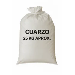 SACOS CUARZO PAISAJISMO PURO 5 A 10 MM (BOLSAS X 25 KGS)