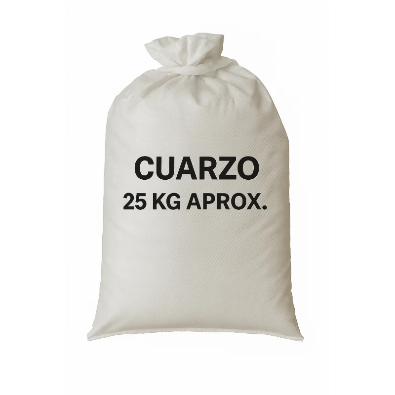 SACOS CUARZO PAISAJISMO PURO 5 A 10 MM (BOLSAS X 25 KGS)